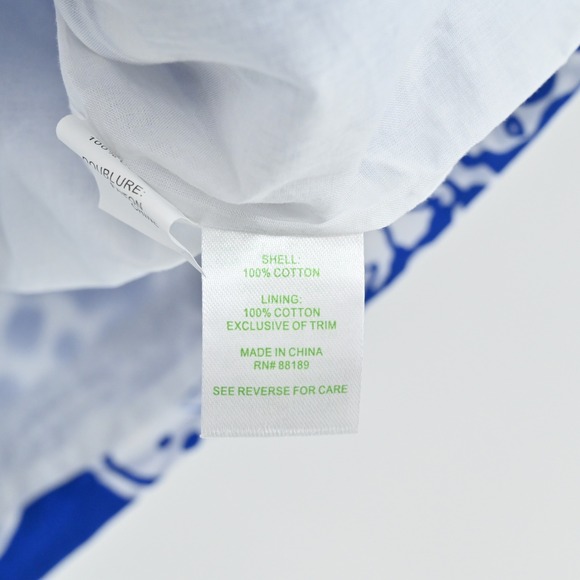 Lilly Pulitzer Augusta Cotton Shift Dress Size 00 Blue Quahog Chowdah Seahorse - Picture 8 of 14
